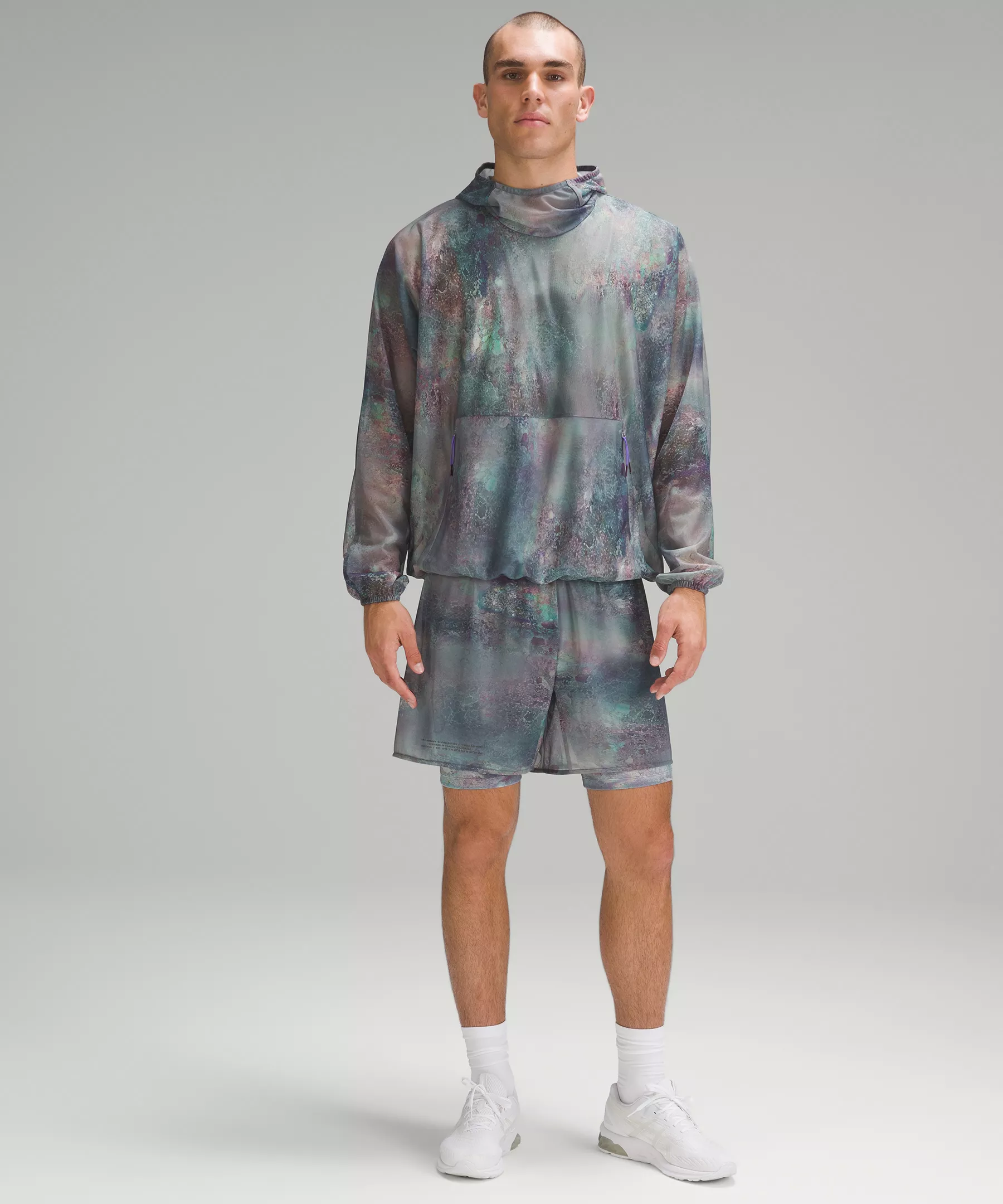 lululemon lab Lightweight Lined Mesh Short Supernatural Glow Multi