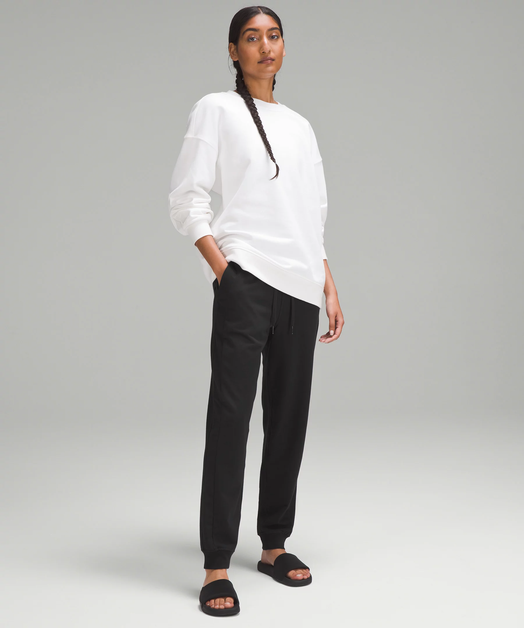 Scuba High-Rise French Terry Jogger *Full Length Black