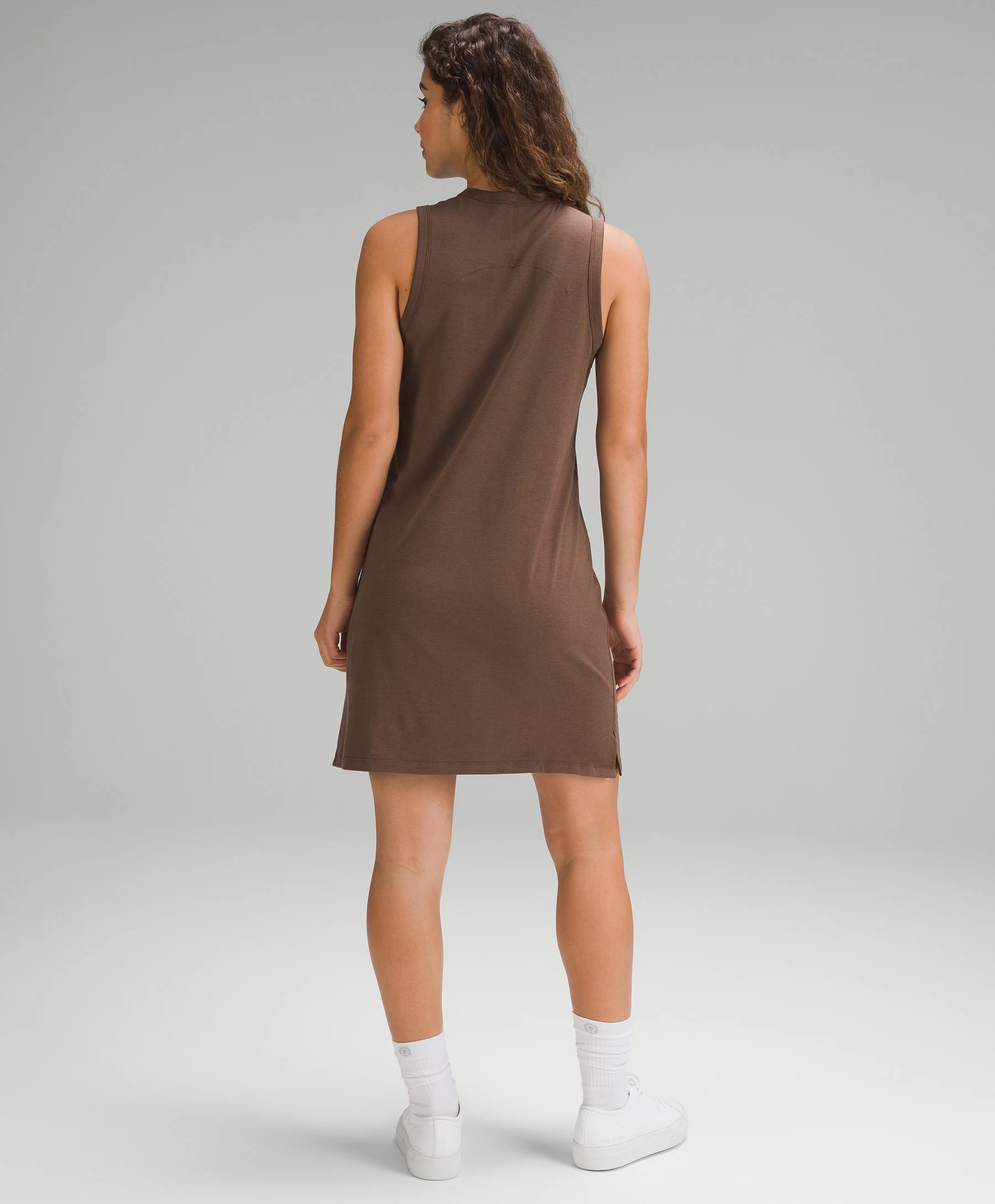 Classic-Fit Cotton-Blend Dress Java
