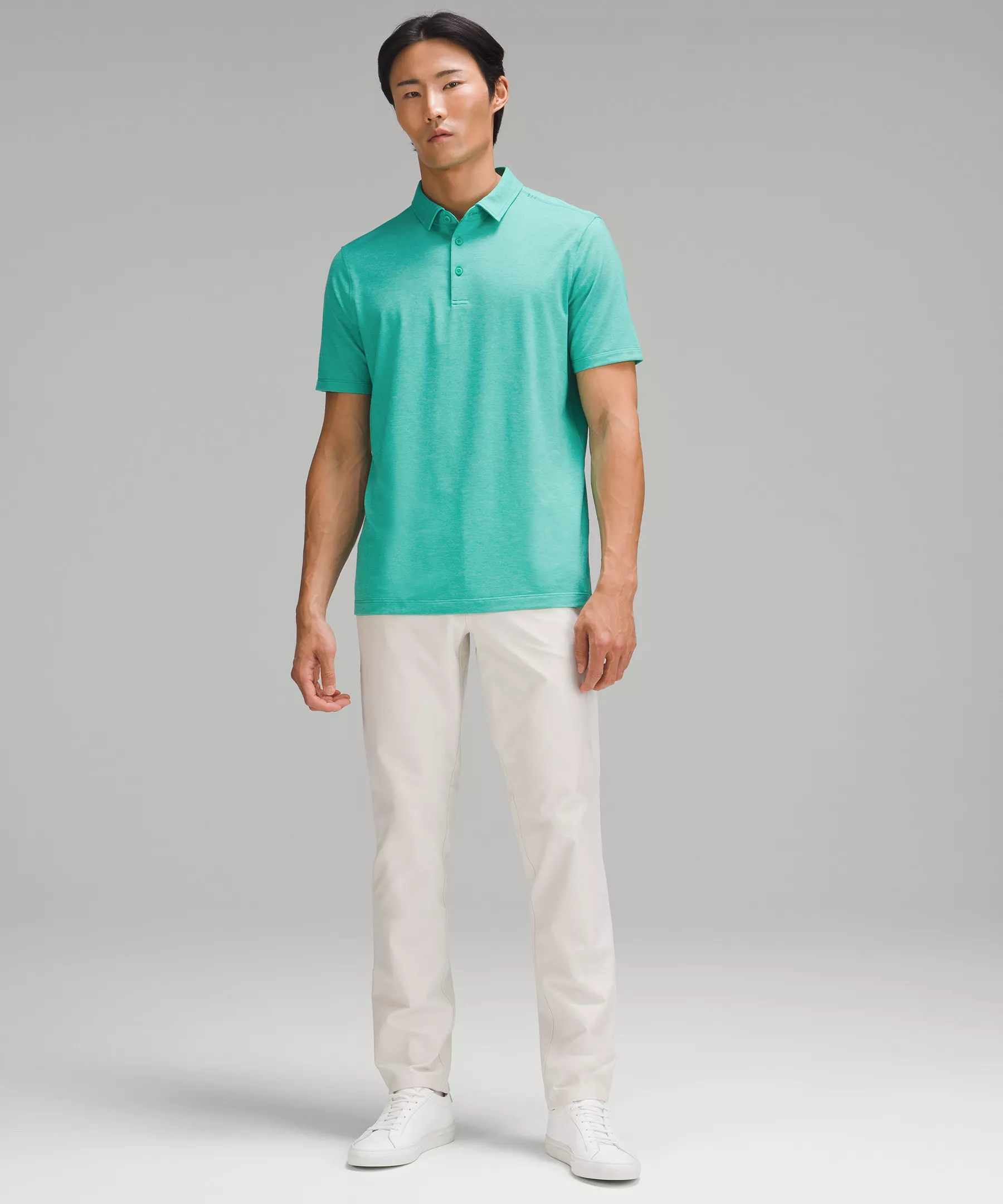 Evolution Short-Sleeve Polo Shirt Heathered Kelly Green