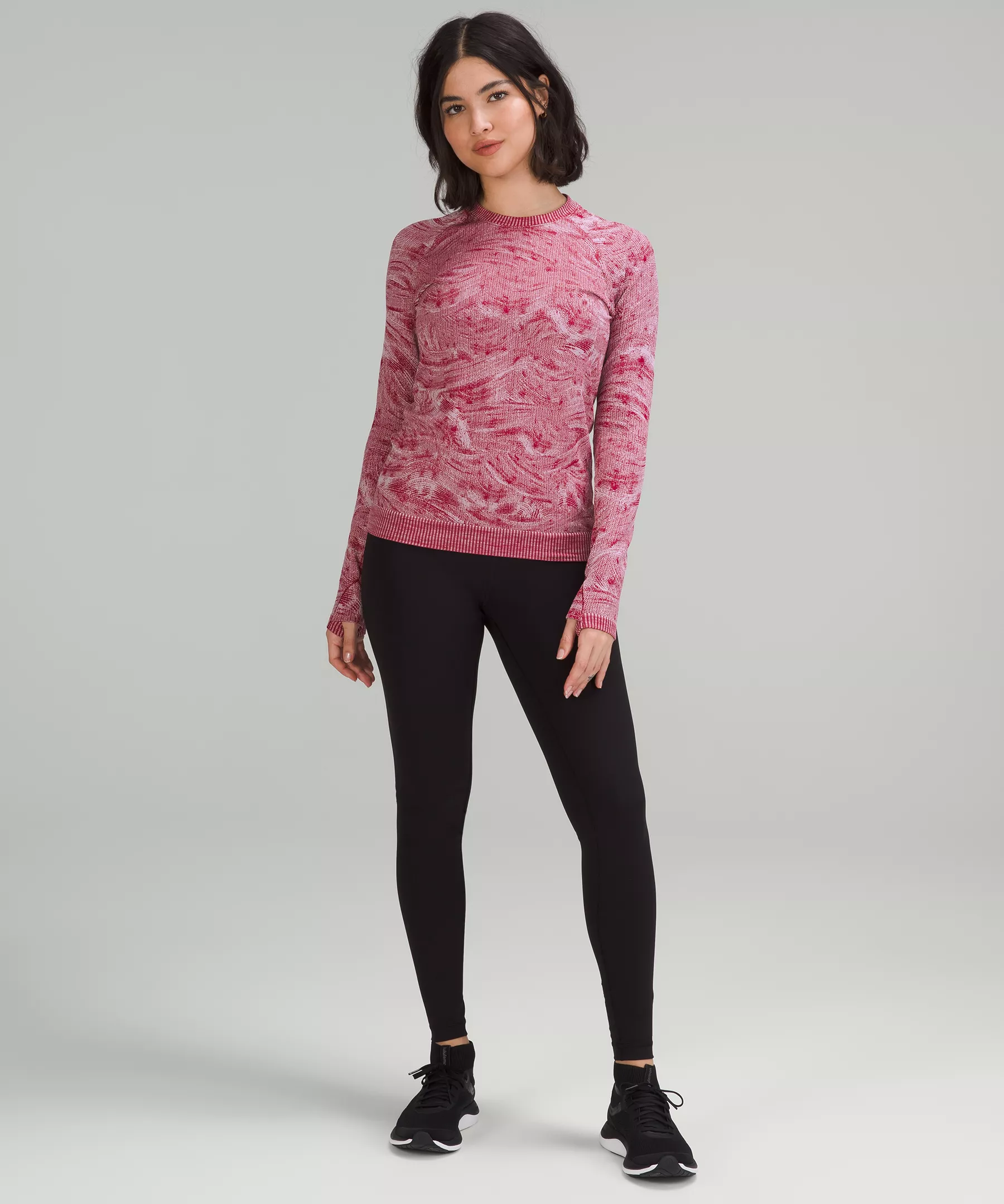 Rest Less Pullover Stratum Overlay Pomegranate/Pink Peony