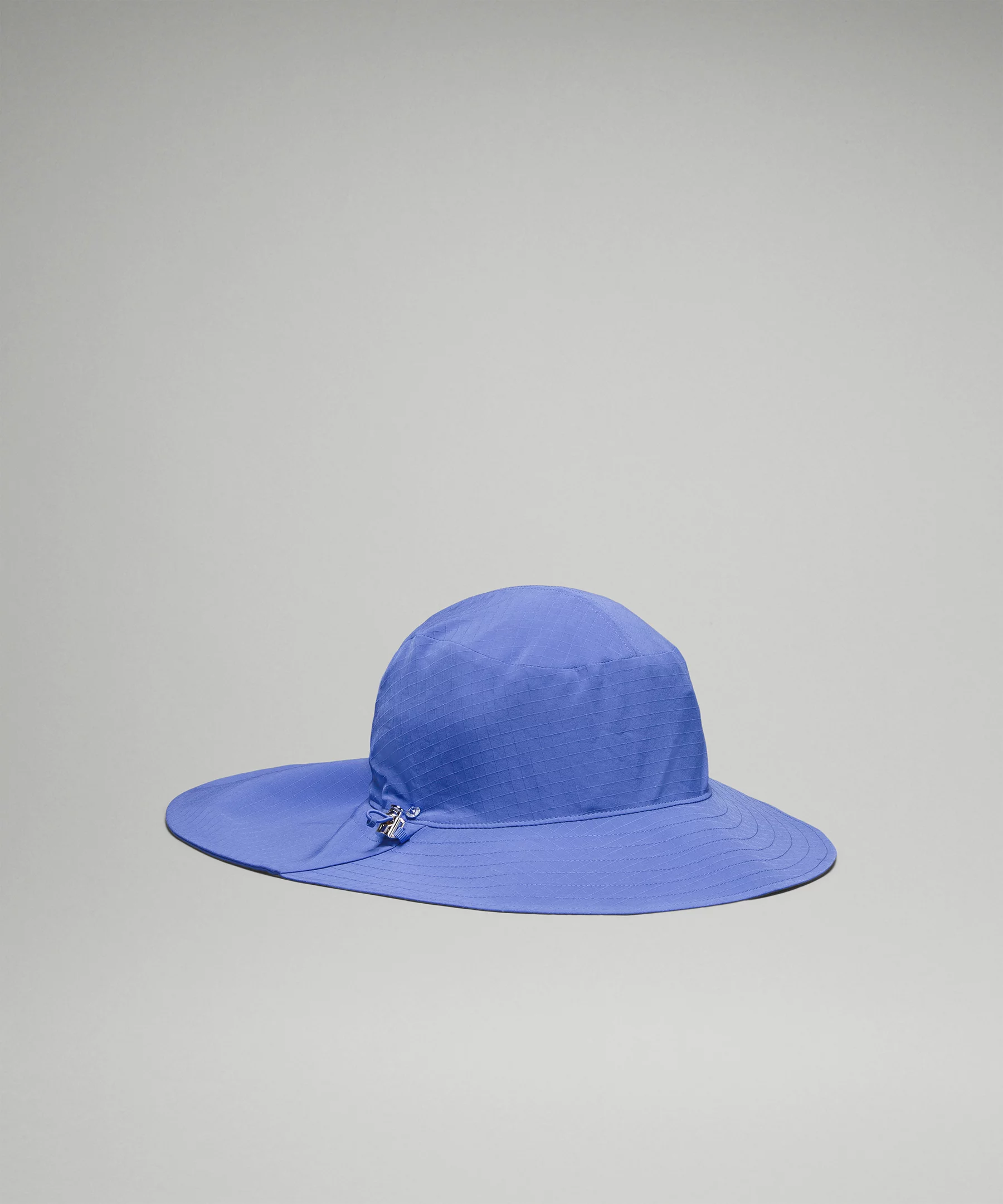 Women's Cinchable Wide Brim Bucket Hat Wild Indigo