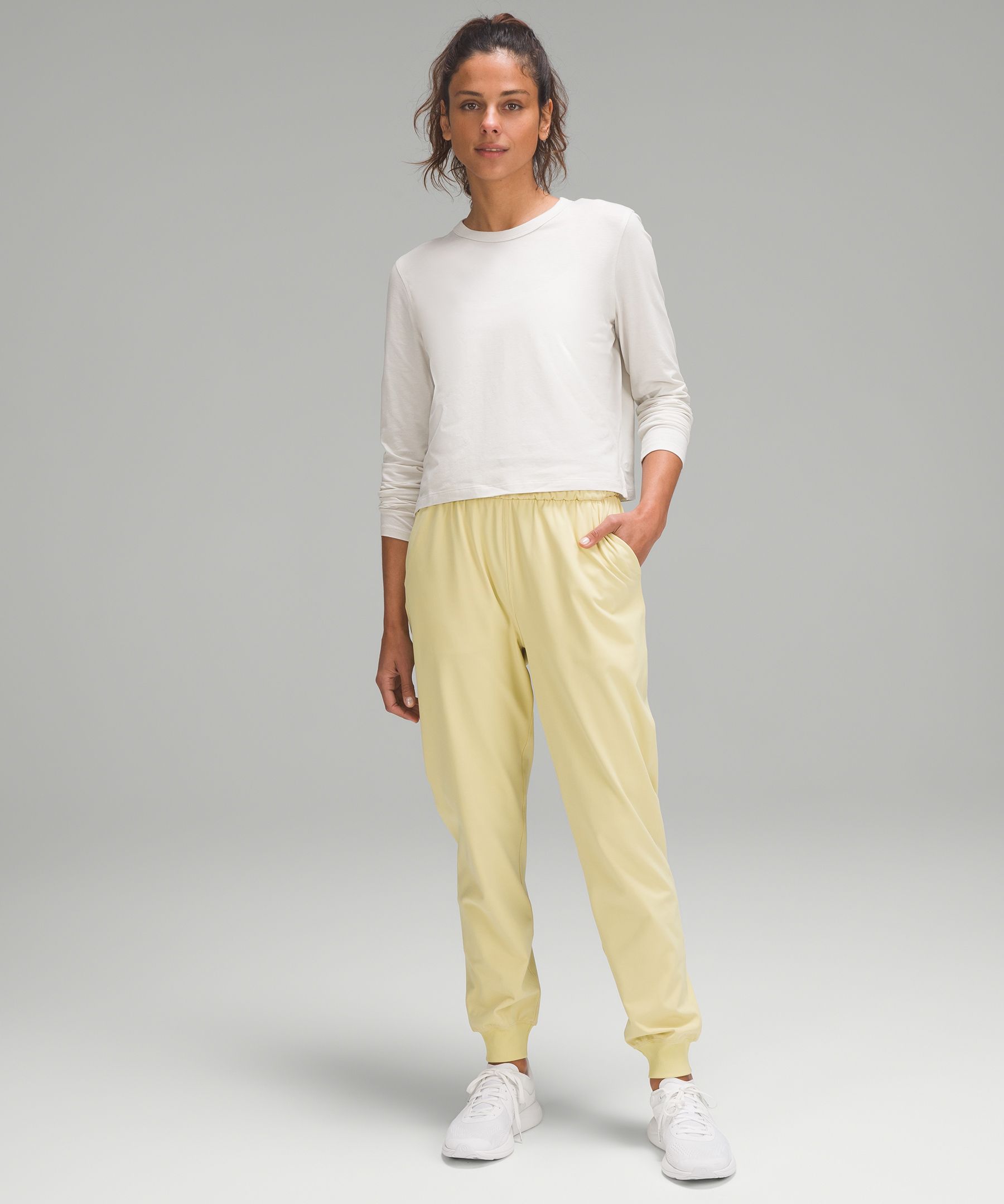 Classic-Fit Cotton-Blend Long-Sleeve Shirt *Online Only bone