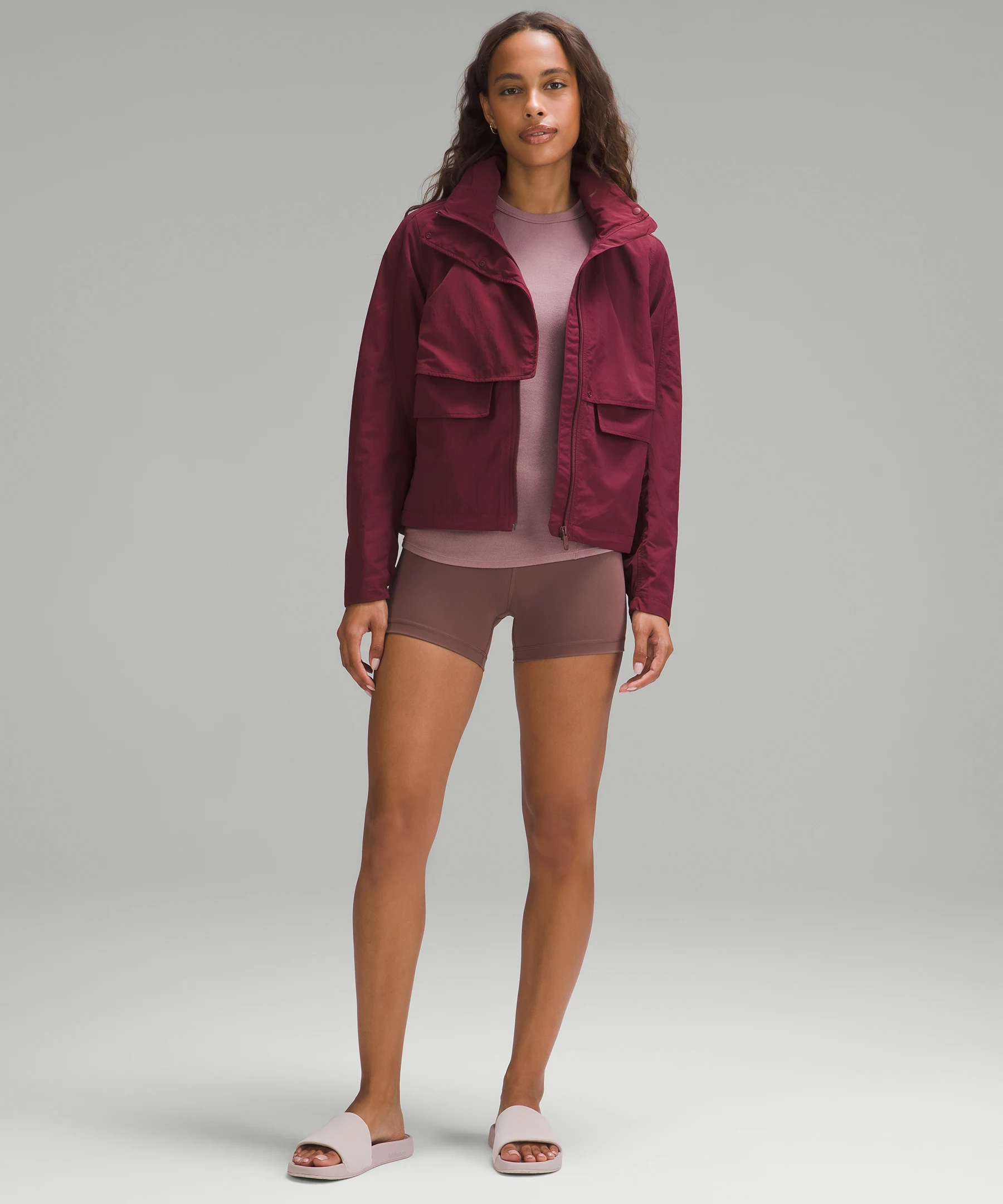 Always Effortless Jacket wine berry