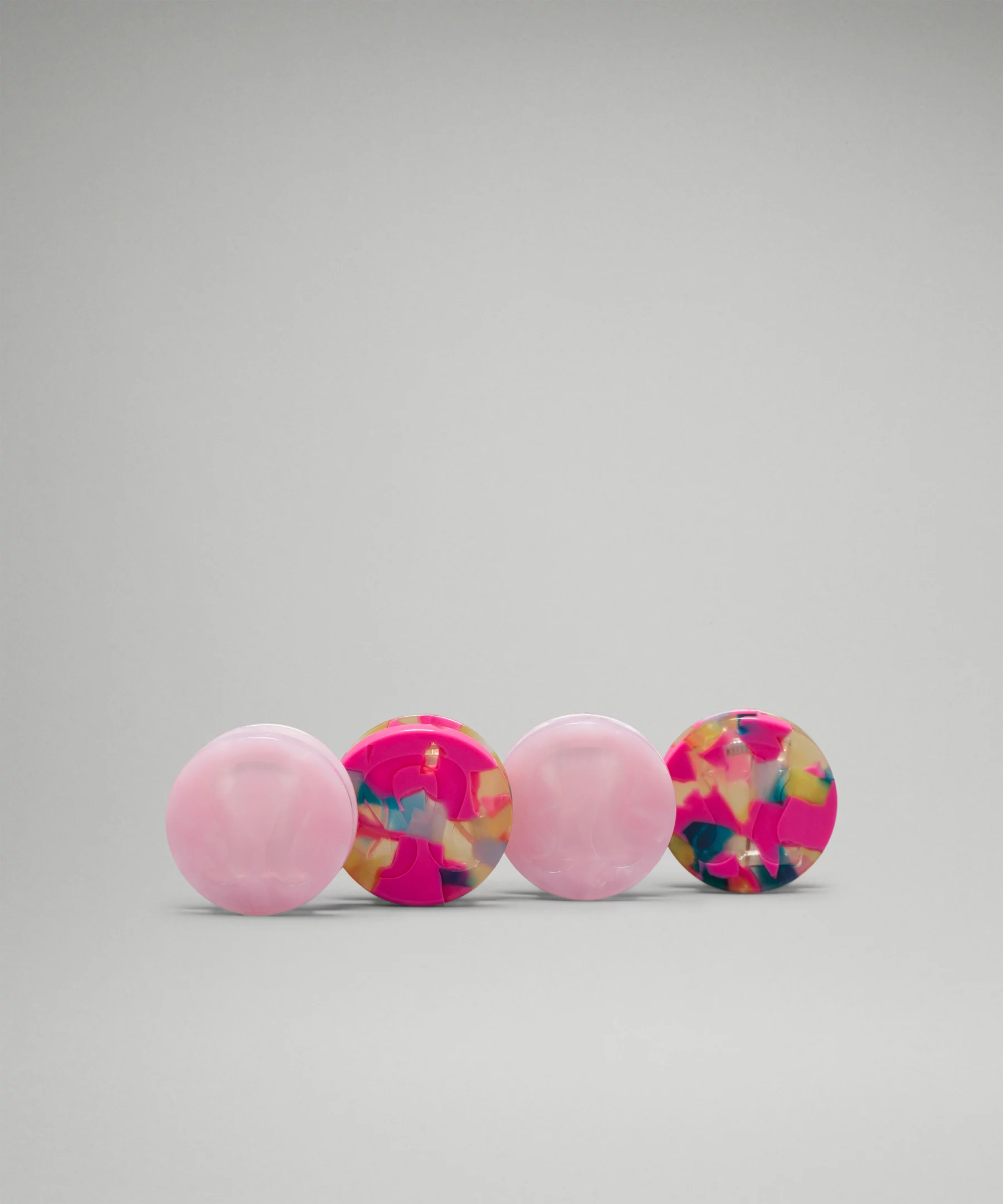 Small Claw Hair Clips *4 Pack Pink Parfait/Pink Peony/Pink Parfait/Pink Peony/Dark Prism Pink/Yellow Serpentine/Silver Drop/Hawaiian Blue/Dark Prism Pink/Yellow Serpentine/Silver Drop/Hawaiian Blue