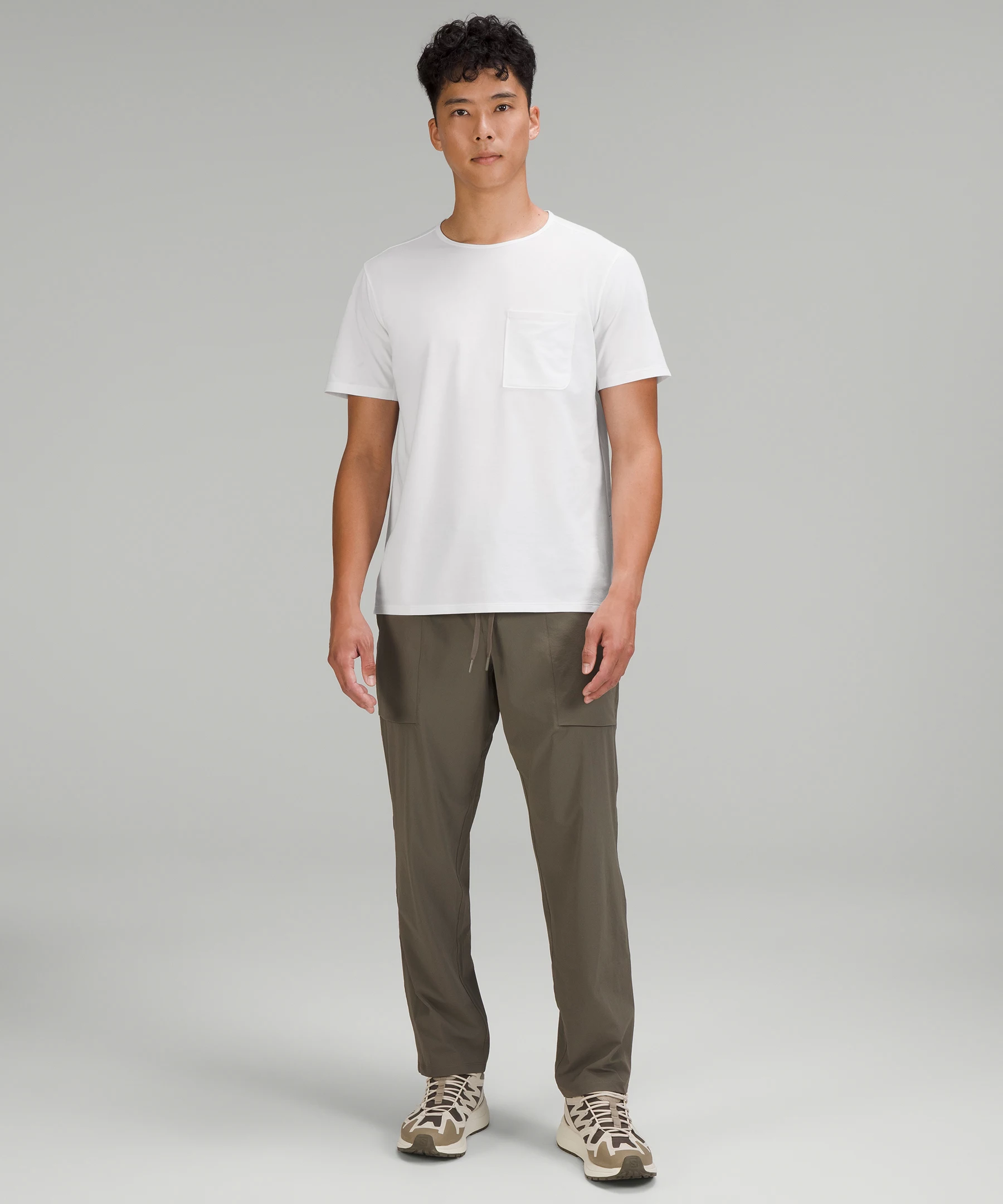 Chest Pocket Relaxed-Fit T-Shirt White