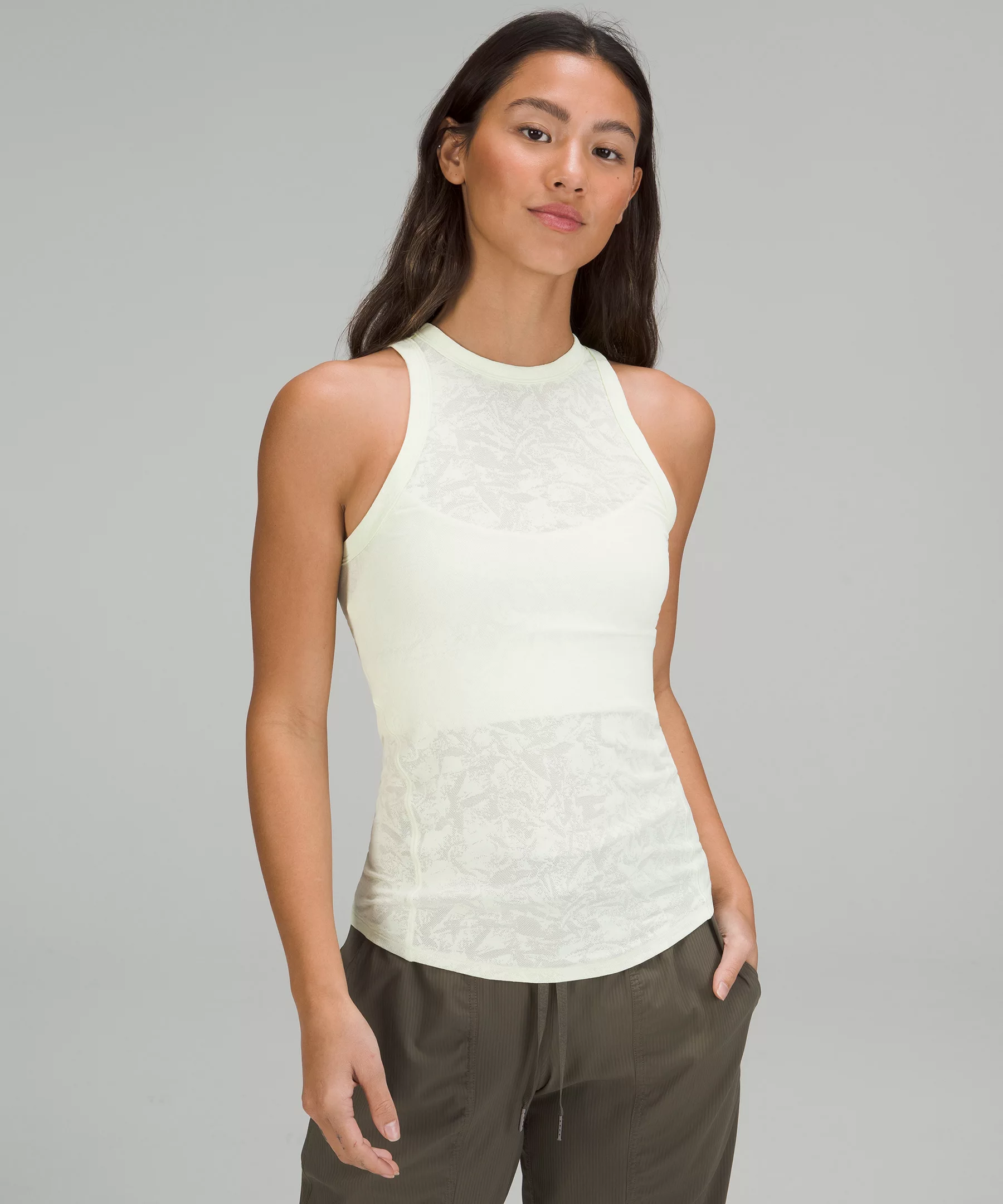 Hold Tight Tank Top *Jacquard Crumple Mini Jacquard Elixir