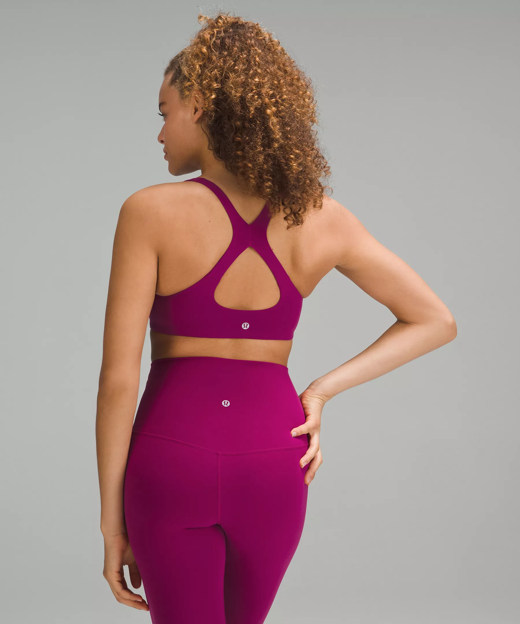 SmoothCover Yoga Bra *Light Support, B/C Cup Magenta Purple