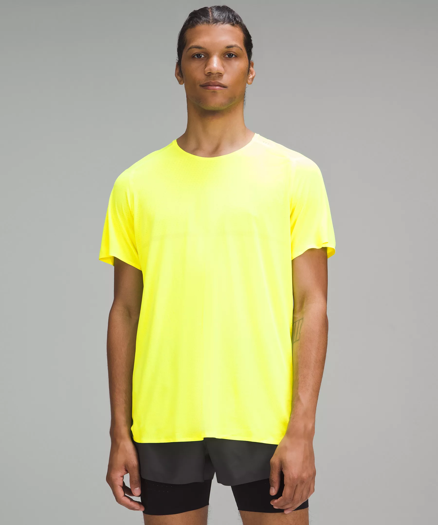 Fast and Free Short Sleeve Shirt Highlight Yellow