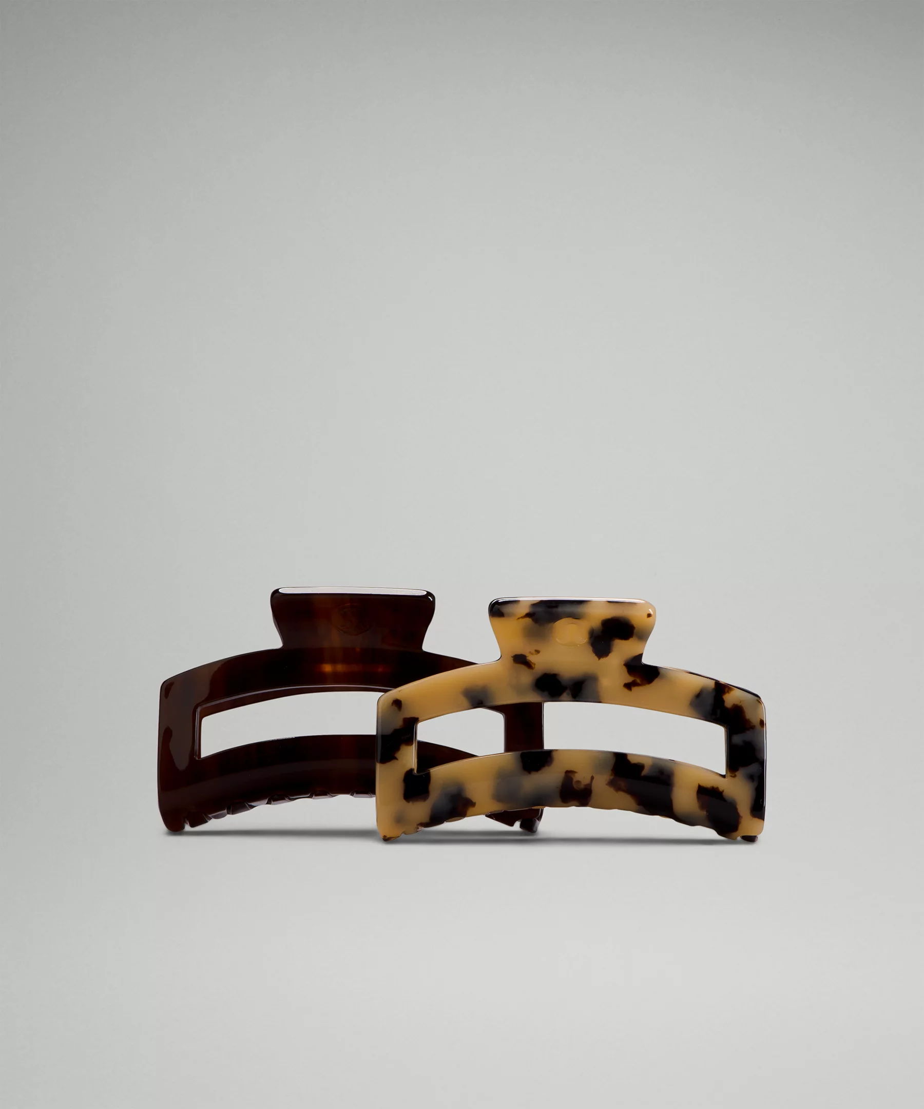 Large Claw Hair Clips *2 Pack Black/Roasted Brown/Golden Sand/Black