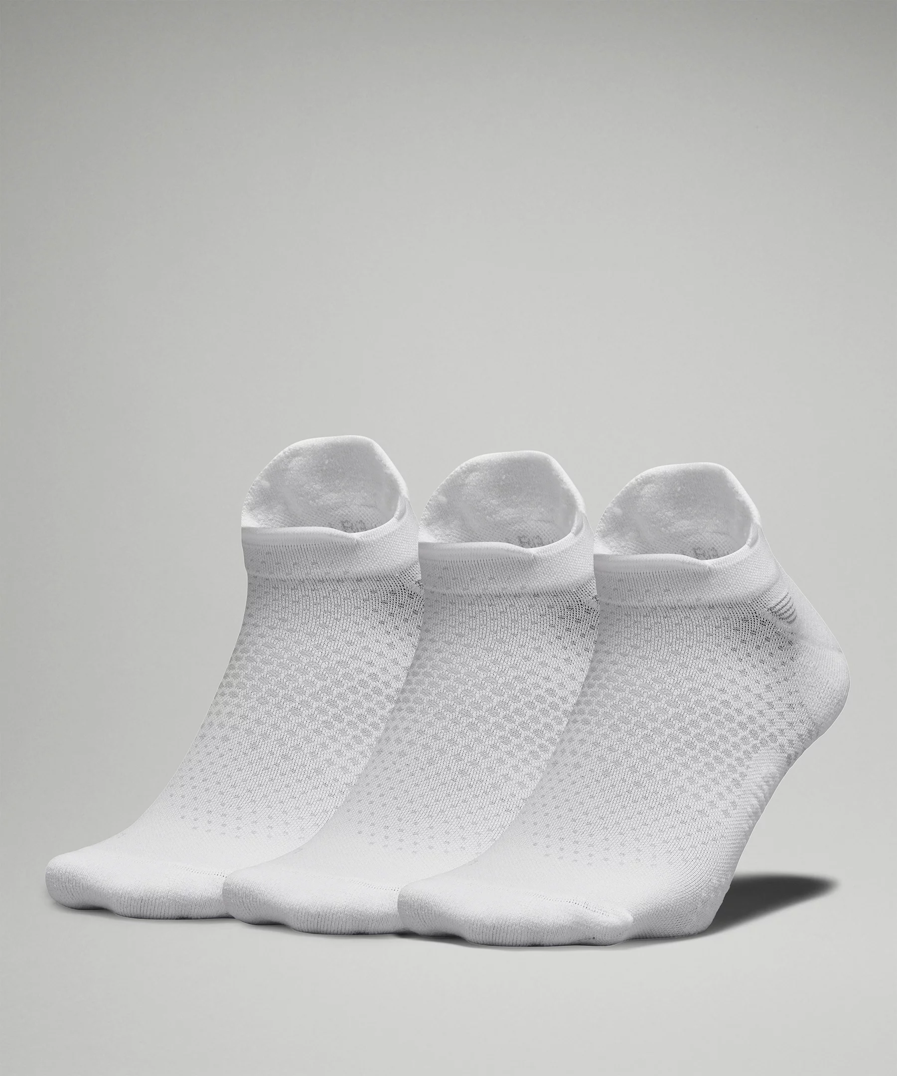 Men's MacroPillow Tab Running Sock *3 Pack Medium Cushioning White