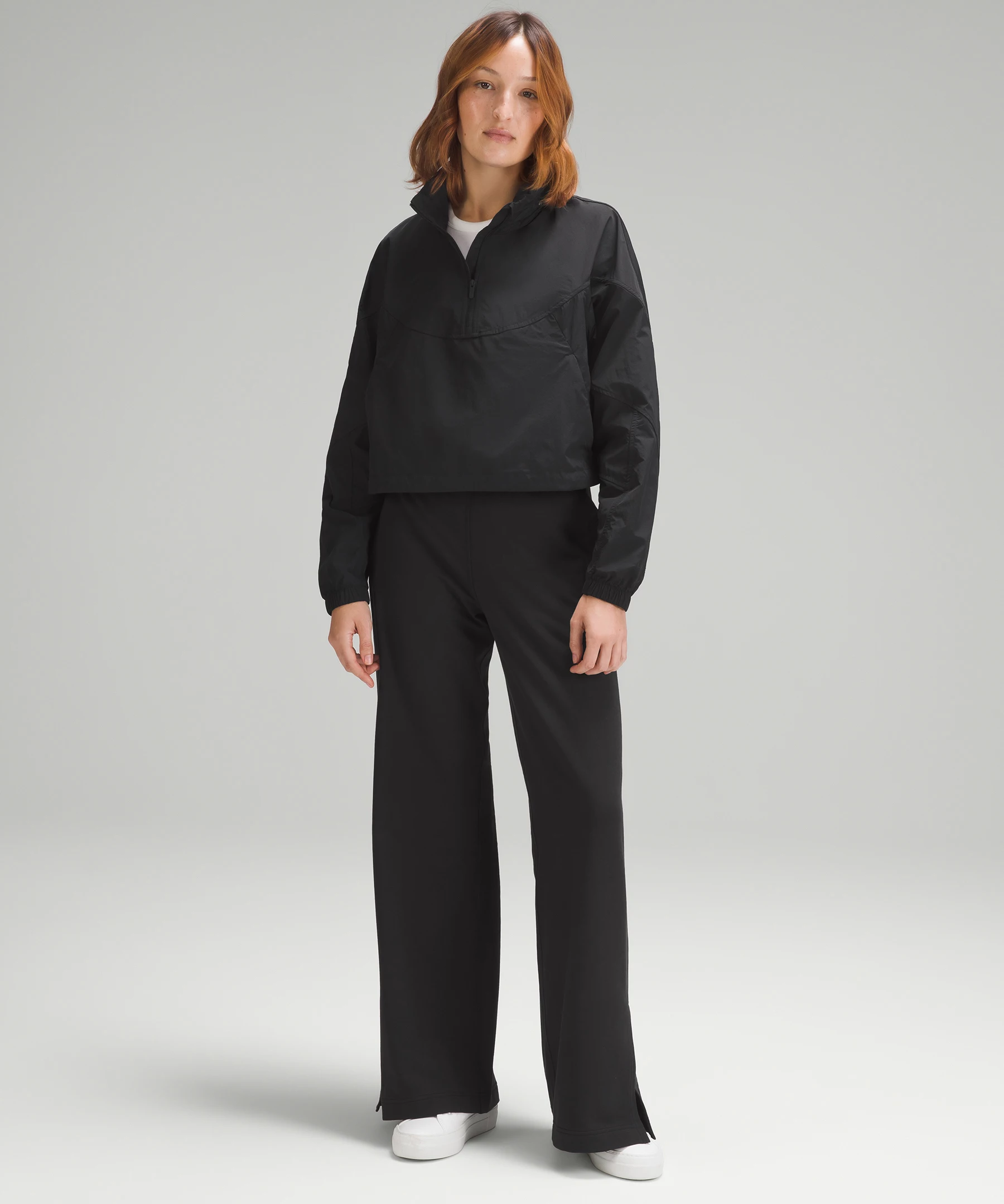 Evergreen Cropped Anorak Black