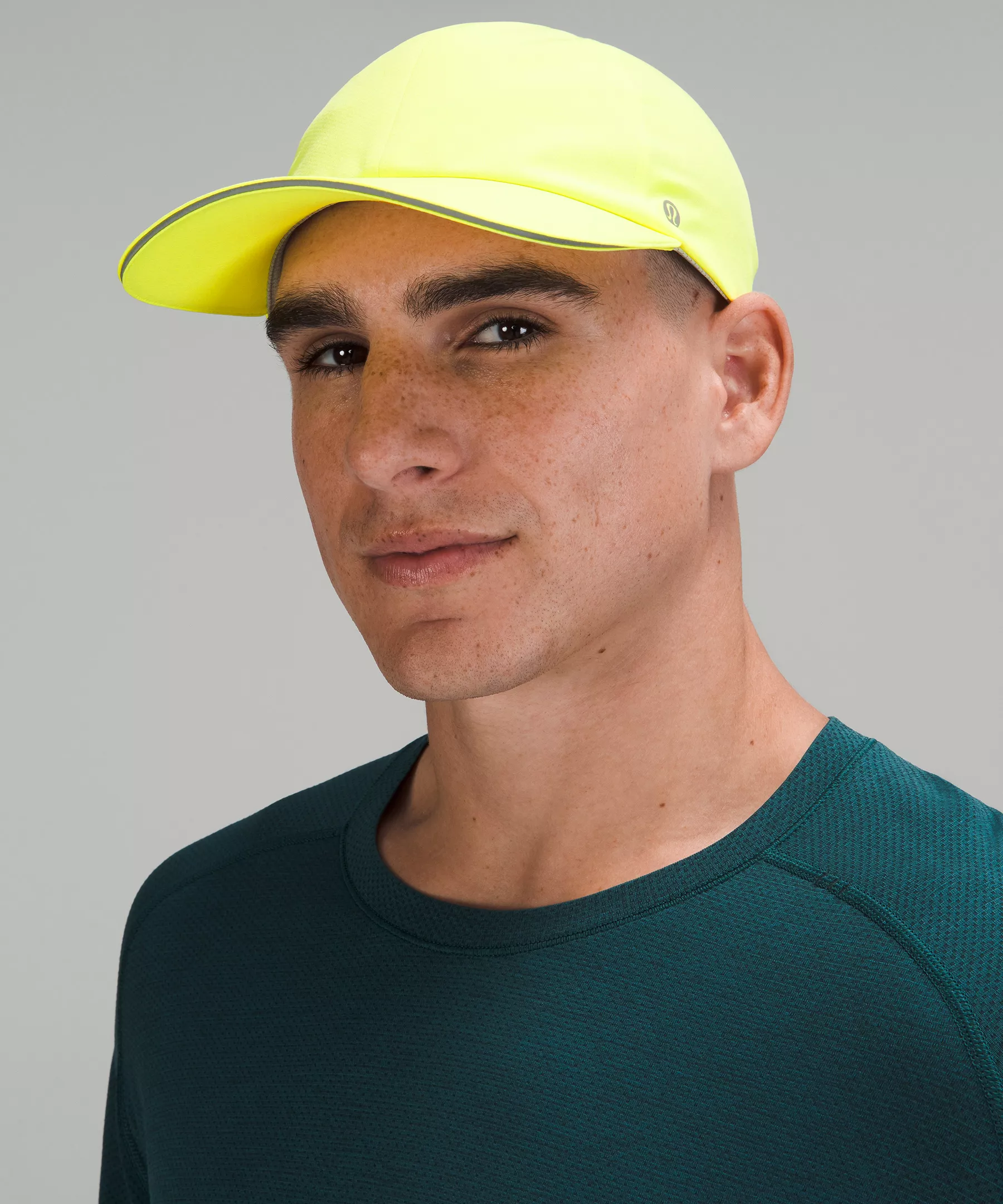Men's Fast and Free Running Hat Electric Lemon
