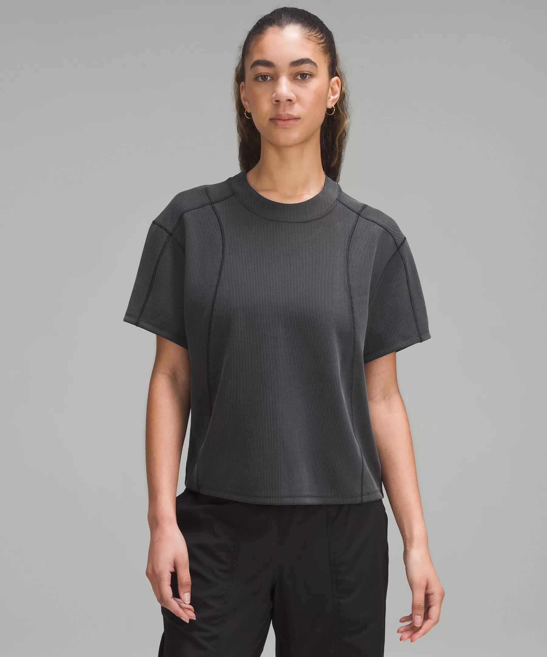 Ribbed Softstreme T-Shirt Black