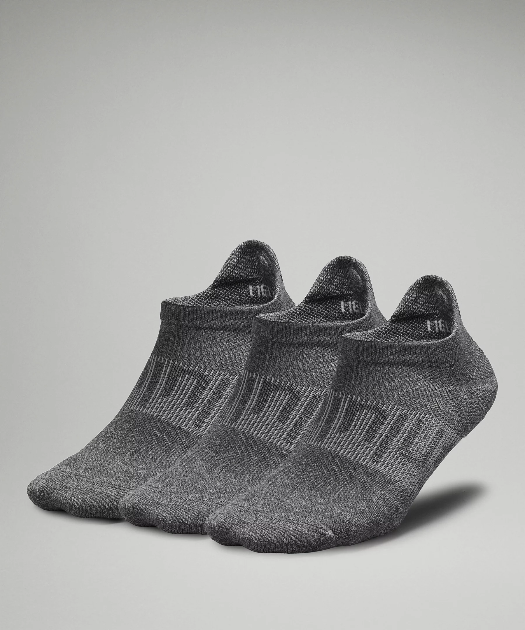Women's Power Stride Tab Sock *3 Pack Heather Grey