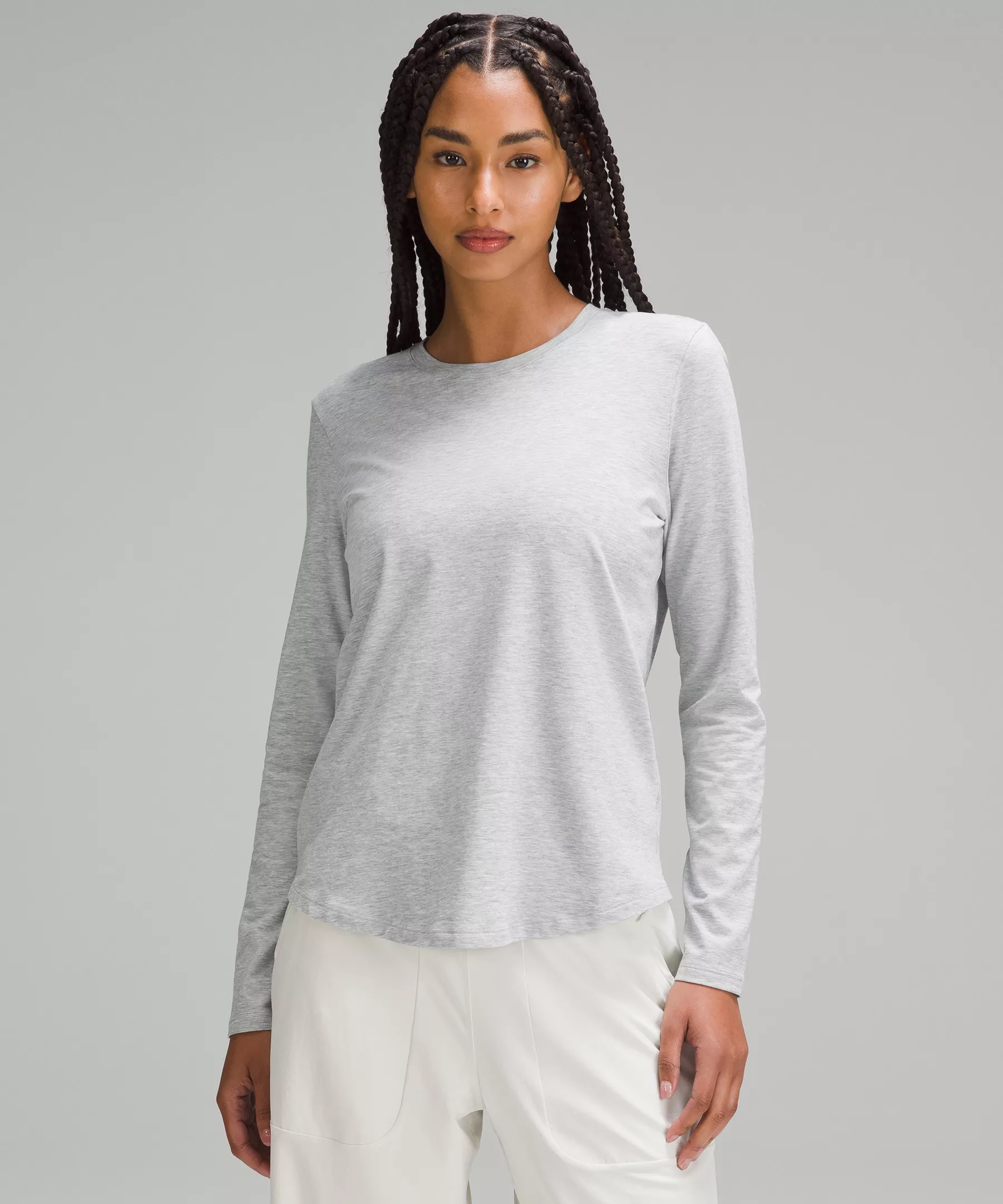 Love Long-Sleeve Shirt *Online Only Heathered Core Light Grey