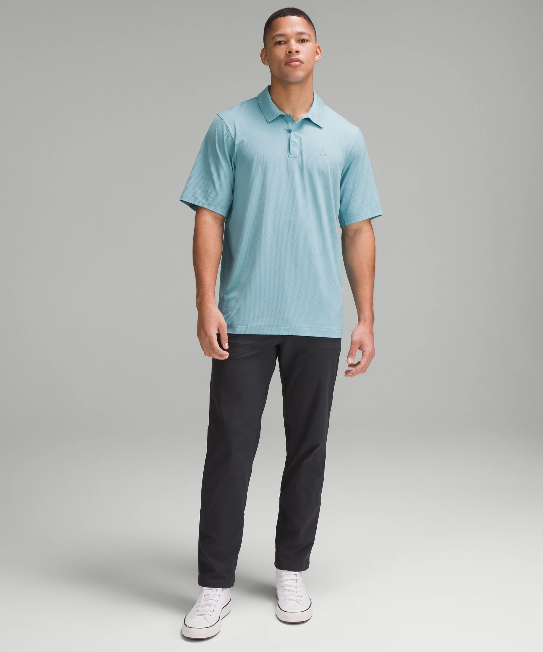 Logo Sport Polo Short Sleeve Tidal Teal