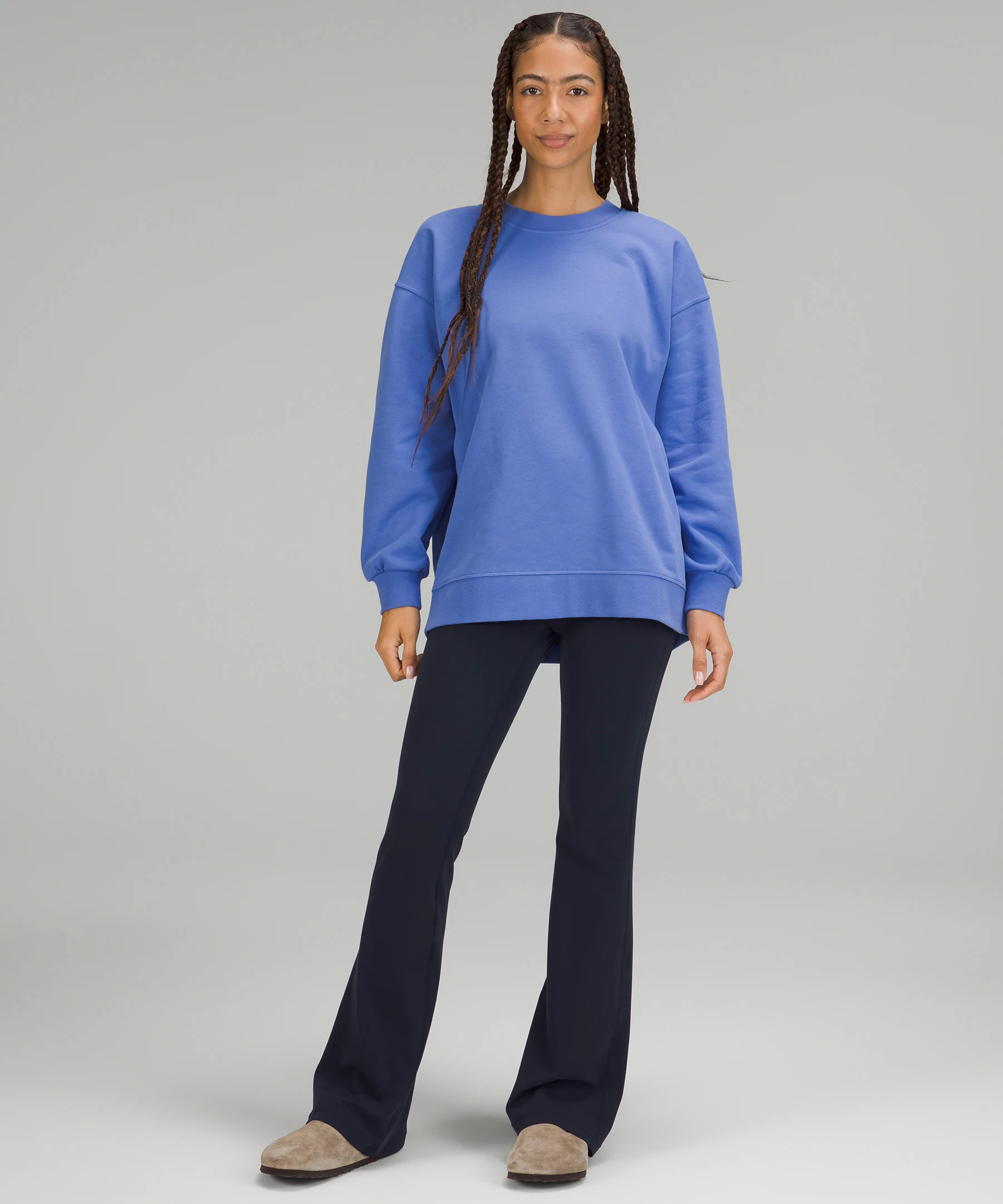Perfectly Oversized Crew Wild Indigo