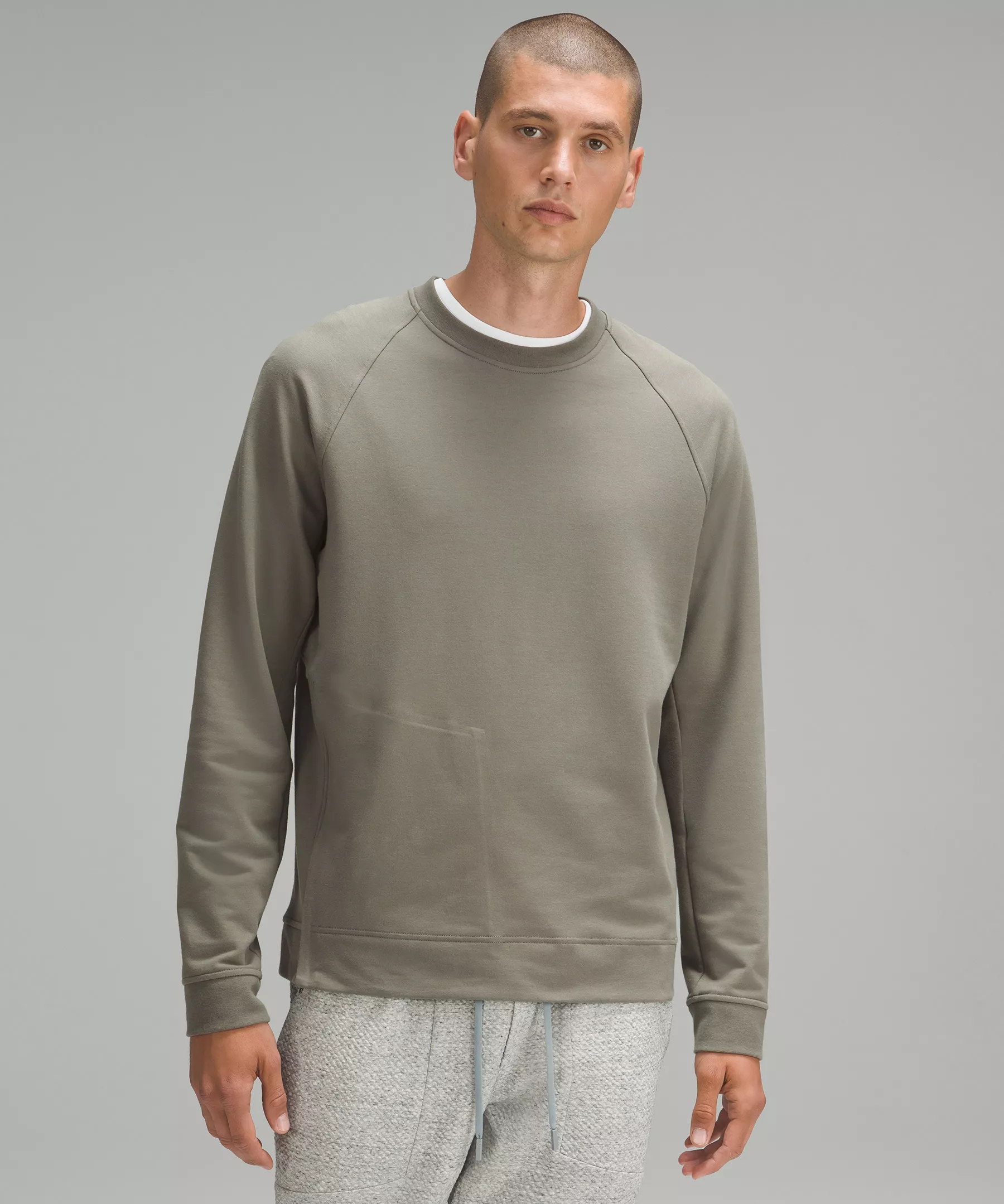 City Sweat Crew Grey Sage