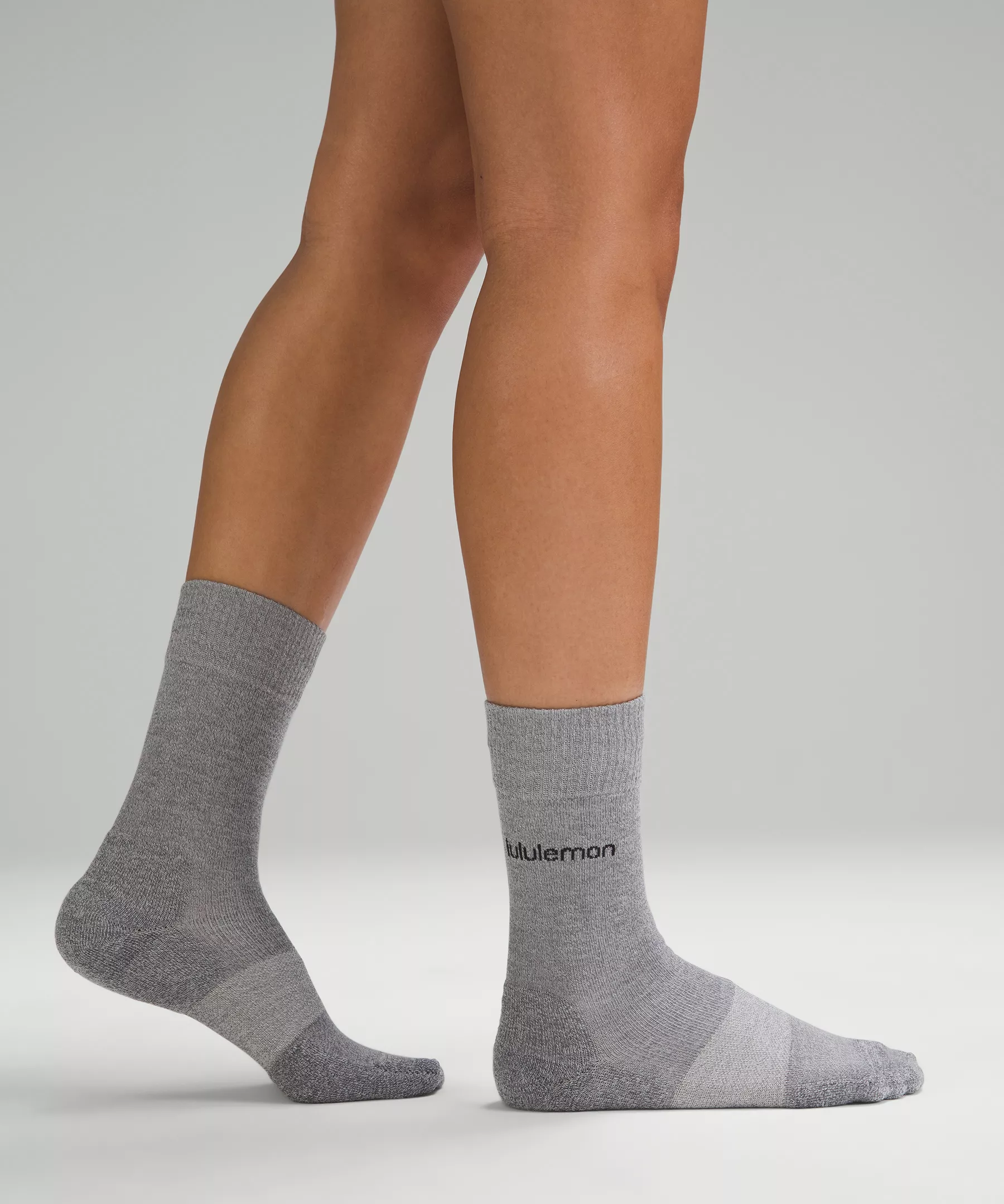 Women's Daily Stride Comfort Crew Sock*3 Pack White/Heather Grey/Black
