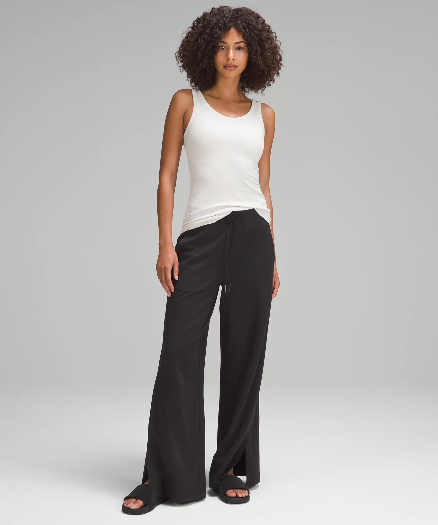 Hold Tight Scoop Neck Tank Top bone