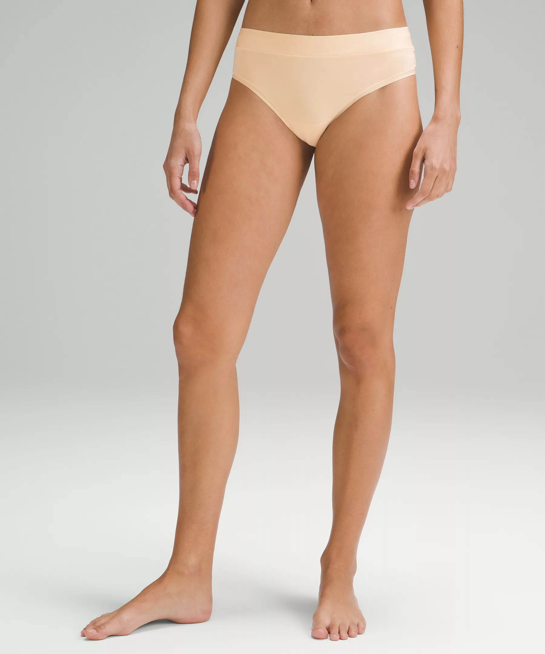 UnderEase High-Rise Thong Underwear *Online Only Pale Linen