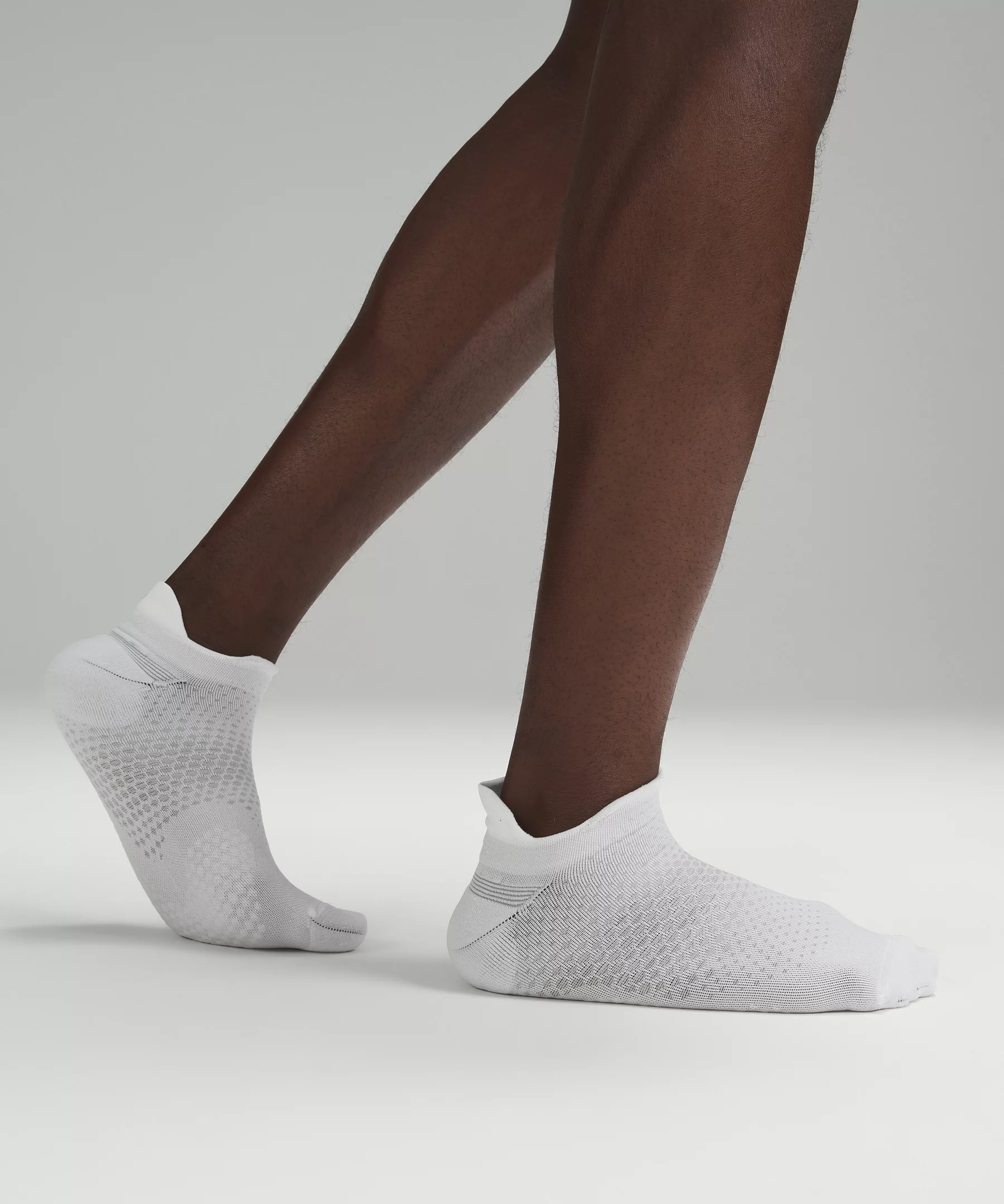 Men's MacroPillow Tab Running Sock *3 Pack Medium Cushioning White