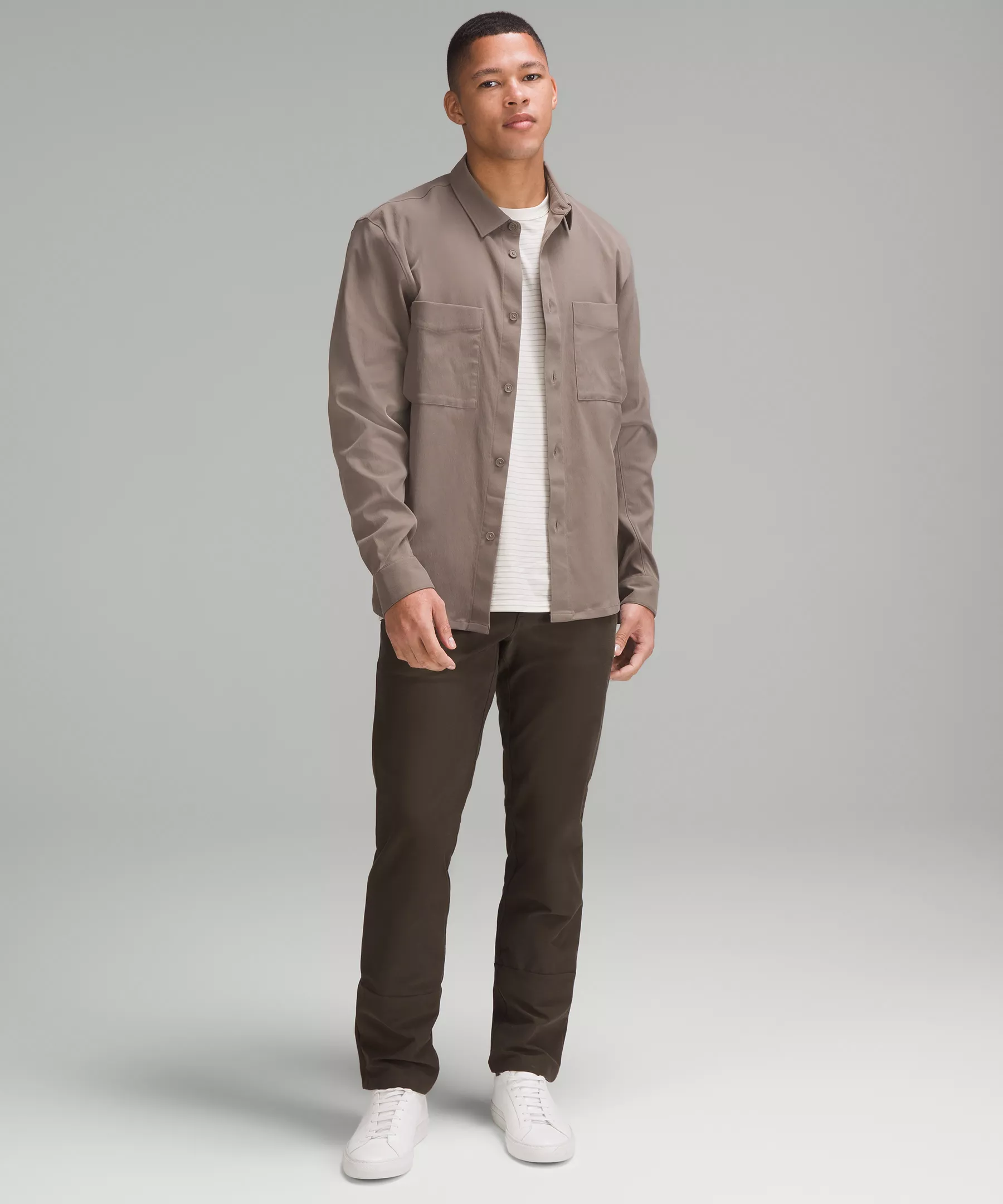 Relaxed-Fit Long-Sleeve Button-Up Shirt Nomad