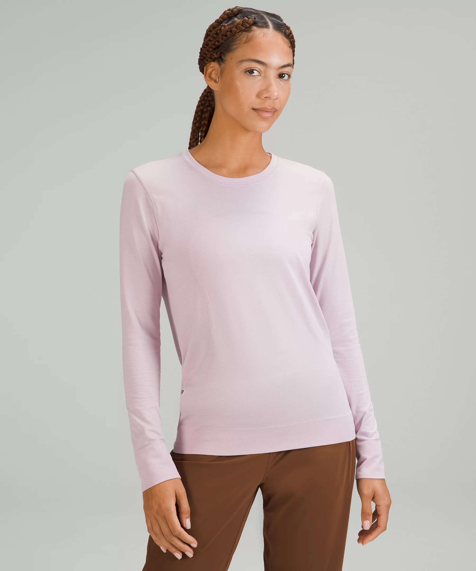 Swiftly Relaxed-Fit Long Sleeve Shirt Pink Peony/Pink Peony