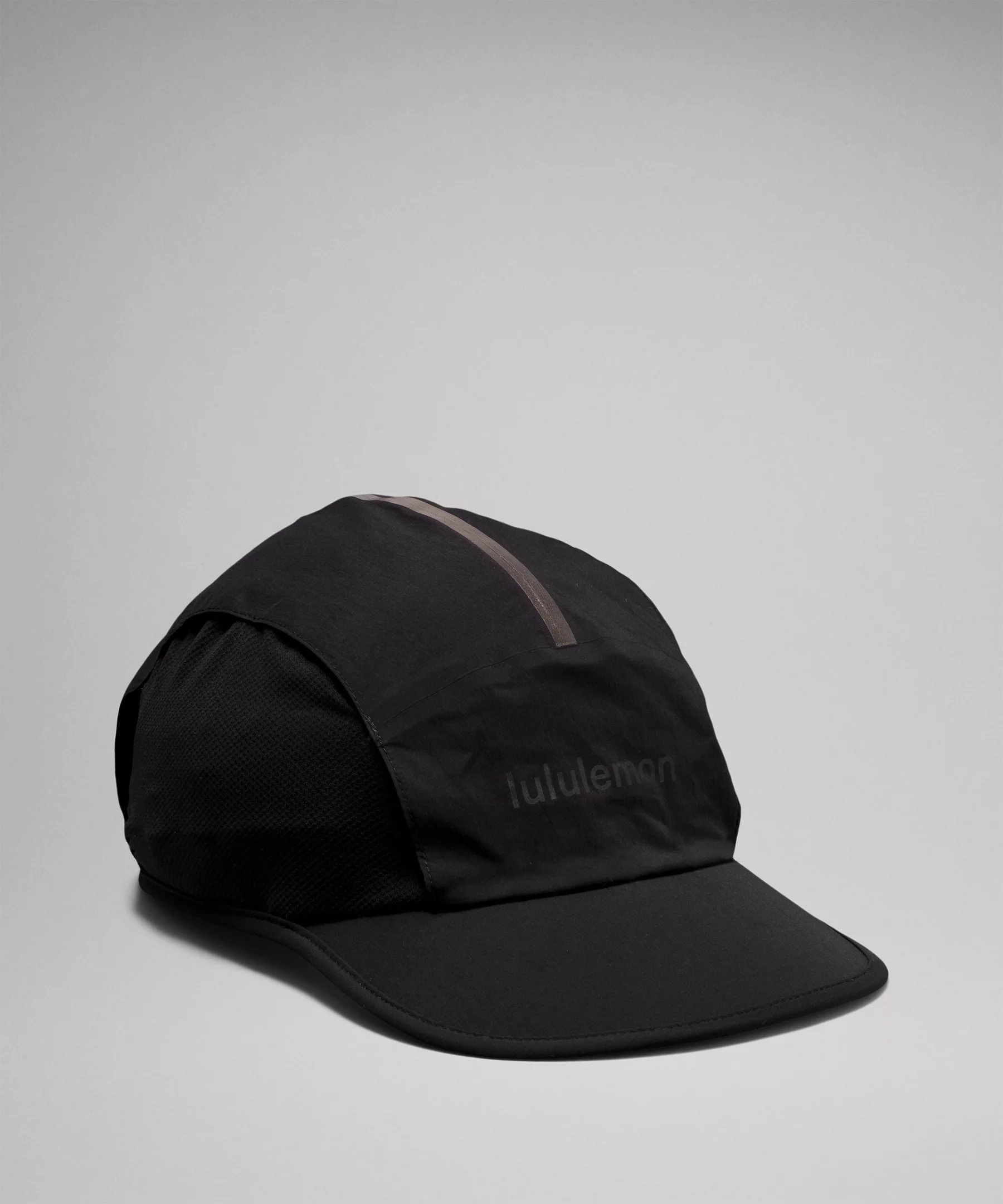 Breathable Cinch-Back Running Hat *Online Only Black