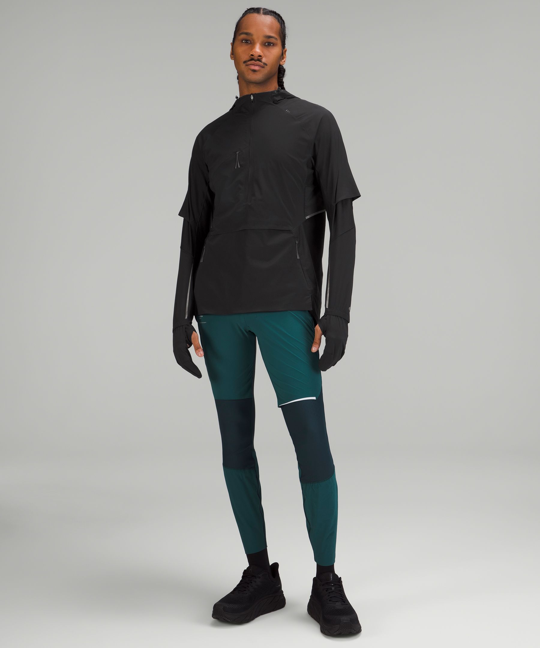 SenseKnit Composite Running Jacket Black