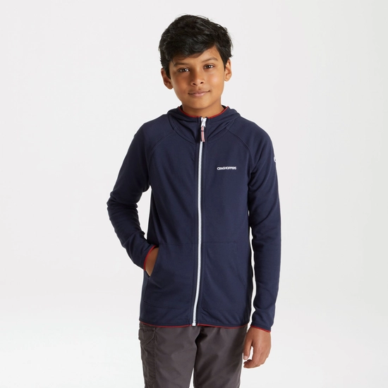 Kid's Nosilife Symmons Hooded Jacket | Blue Navy