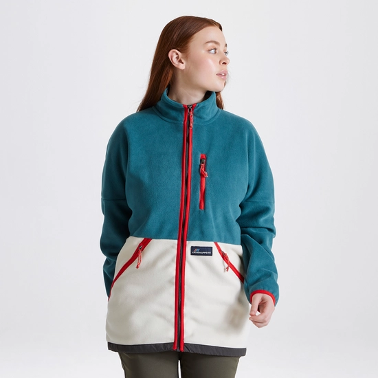 Whitlaw Fleece Jacket | Winter Lagoon / Ecru