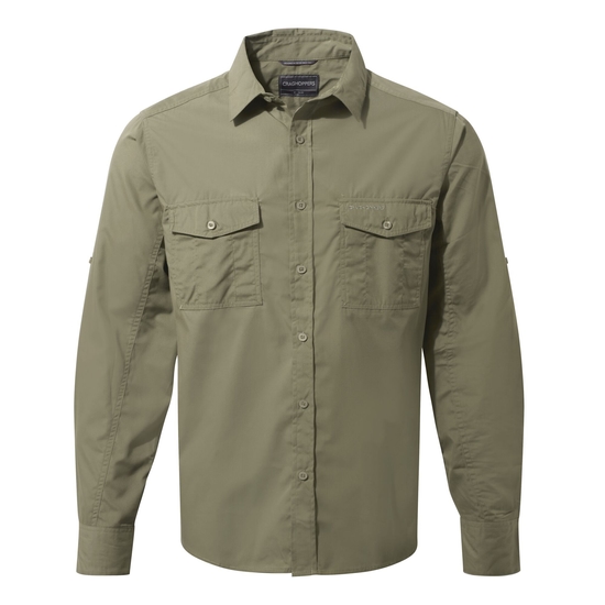 Kiwi Long-Sleeved Shirt | Pebble