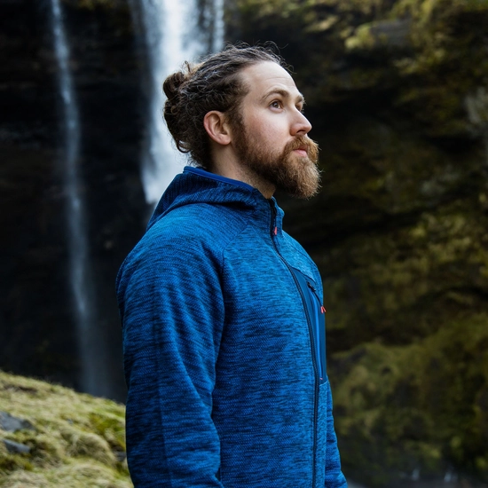 Men's Tarbert Hooded Jacket | Picotee Blue