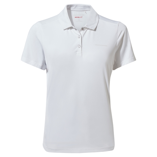 Women's Nosilife Pro Short Sleeved Polo | Optic White
