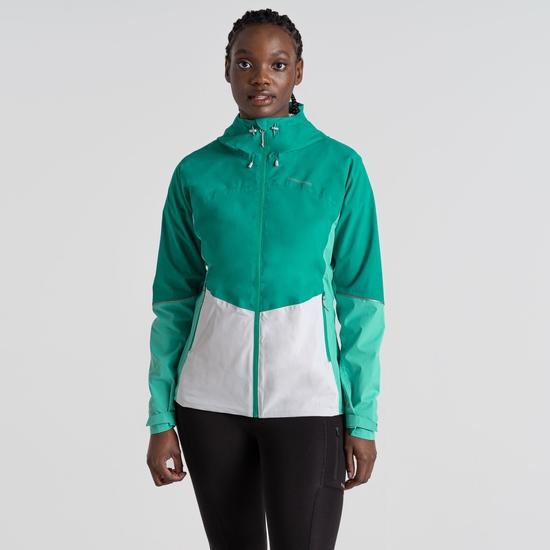 Women's Jamila Waterproof Jacket | Mystic Green / Ocean Green / Lunar Grey