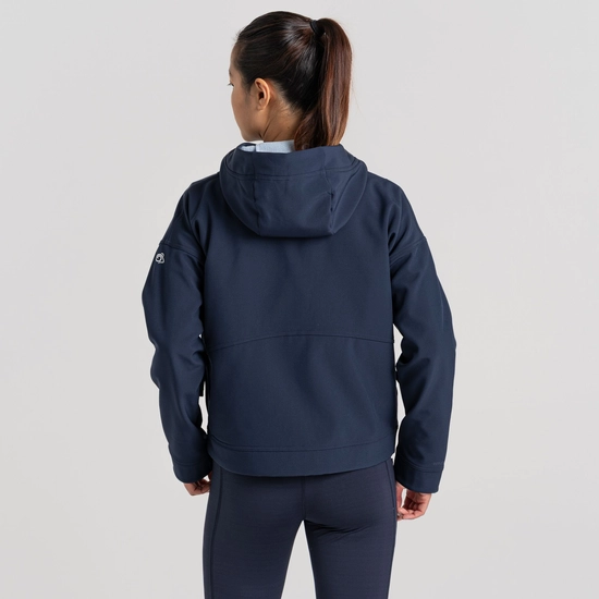 Women's Tyra Softshell Hooded Jacket | Blue Navy