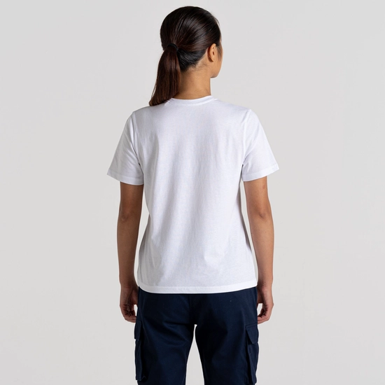 Women's Malibo Short Sleeved T-Shirt | Optic White Bloom