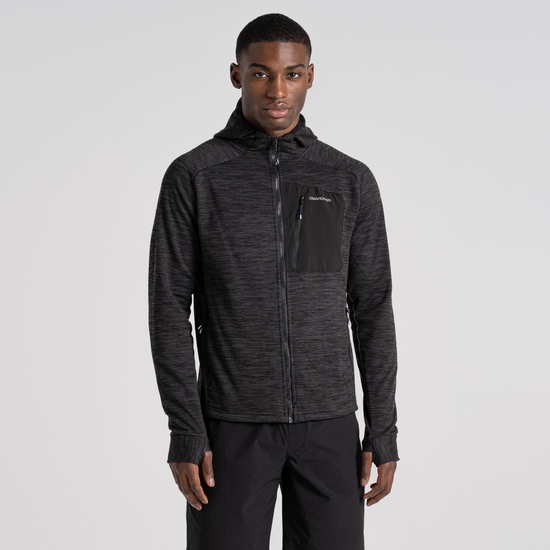 Men's Tarbert Hooded Jacket | Black / Black Pepper