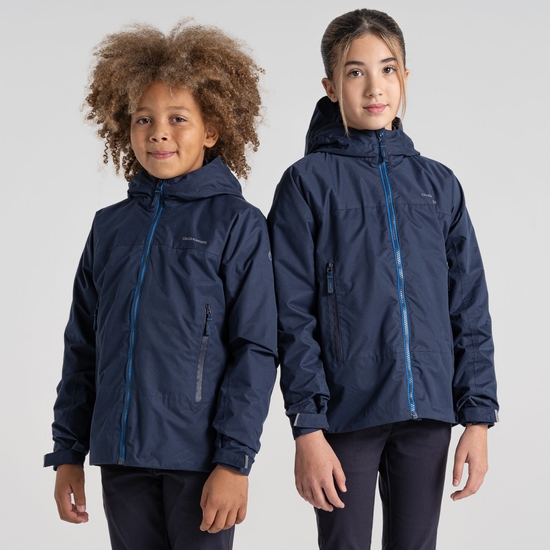 Kid's Tobin Waterproof Jacket | Blue Navy