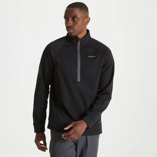 Men's Stromer Half Fleece | Black