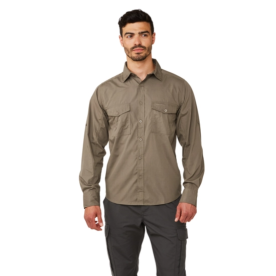 Kiwi Long-Sleeved Shirt | Pebble