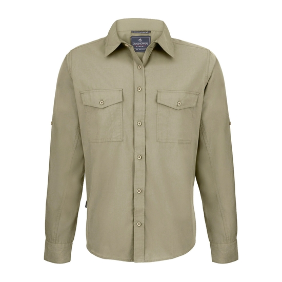 Men's Expert Kiwi Long Sleeved Shirt | pebble