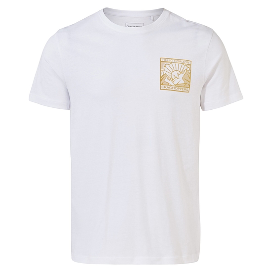 Men's Lugo Short Sleeved T-Shirt | Optic White Sunrise