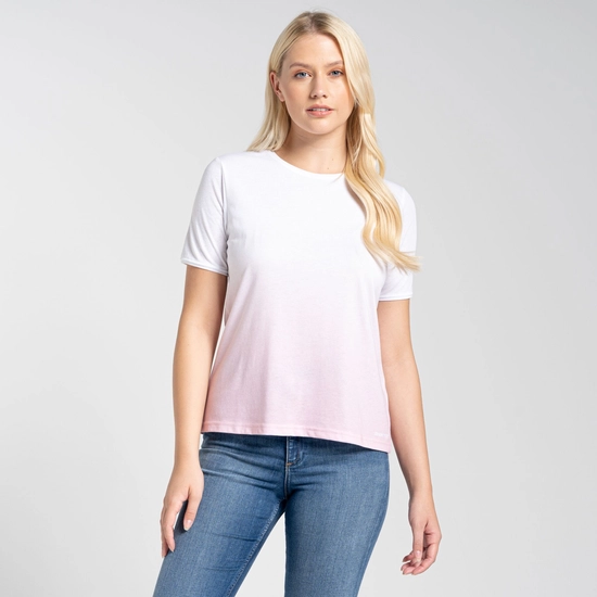 Women's Ilyse Short Sleeved Top | Pink Clay Ombre