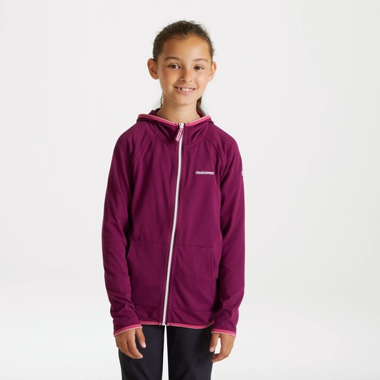 Kid's Nosilife Symmons Hooded Jacket | Blackcurrant