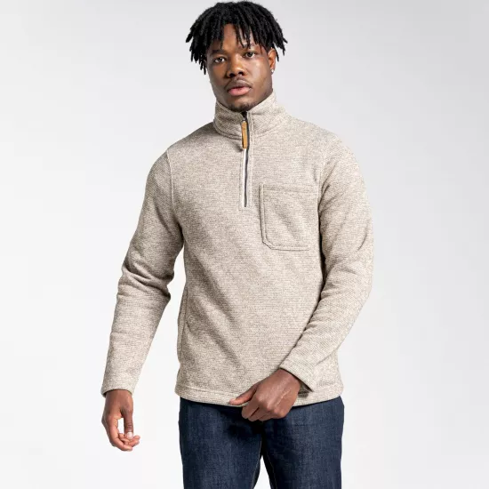 Men's Barona Half Zip Fleece | Raffia Marl