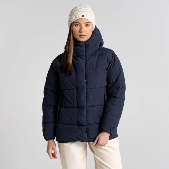 Women's Madora Insulated Hooded Jacket | Blue Navy