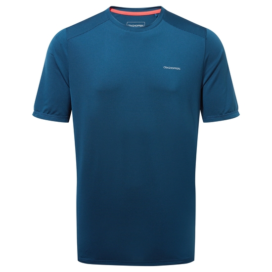 Men's Belardo Short Sleeved T-Shirt | Poseidon Blue